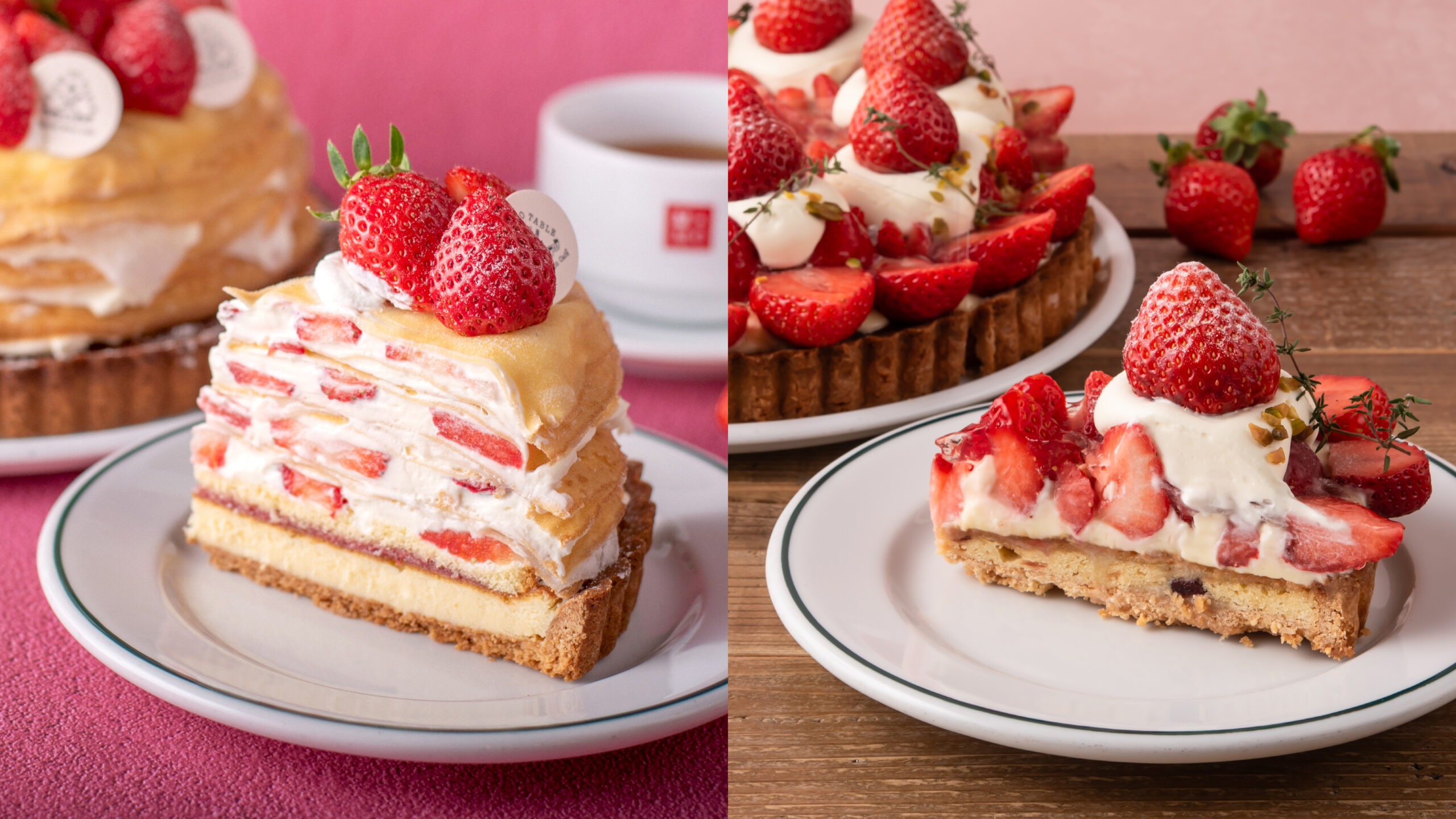 ミルクレープが進化！毎年大好評の苺づくしのケーキが今年も登場♪